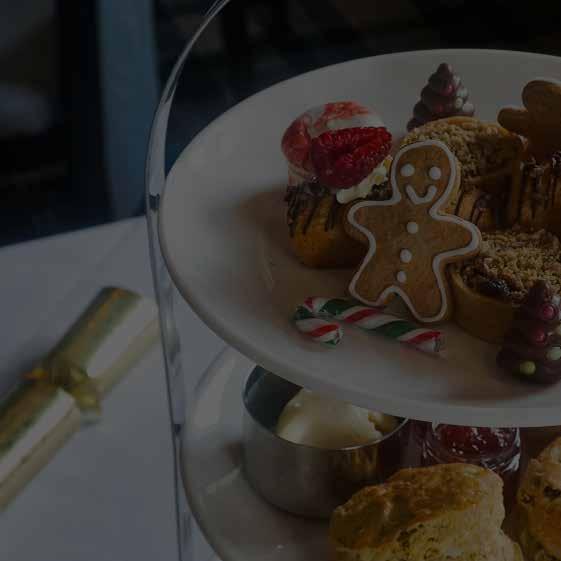 FESTIVE CHRISTMAS LUNCHES FESTIVE AFTERNOON TEA Escape the workplace with colleagues or meet up with friends for a delicious festive lunch at the The Great Victoria Hotel.