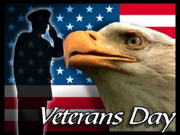 Dear Saint Peter Family, We are having our annual Veterans Day celebration. If you or a family member is a veteran please join us on Friday, November 16, 2018 at 9:30am in the school gym.