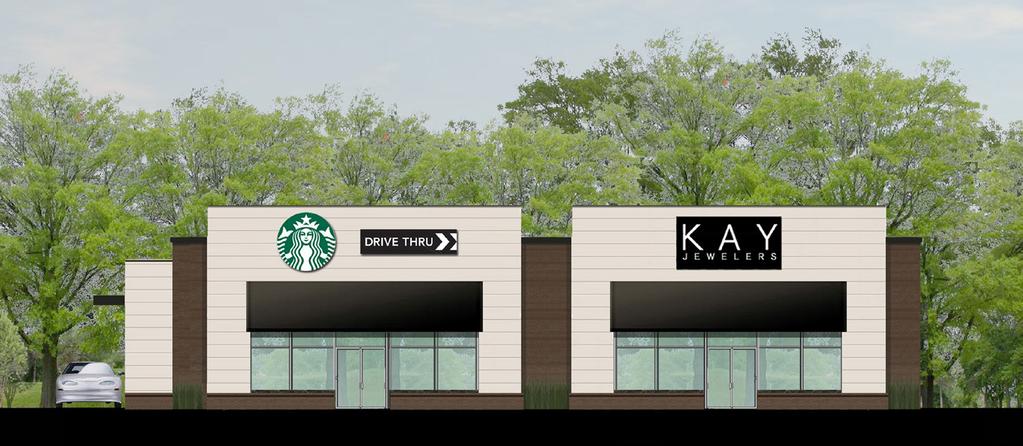 STARBUCKS AND KAY JEWELERS: 6.25% PRICE:................. $2,489,600 RENTABLE SF:............... 4,200 ANNUAL RENT:.......... $155,600 LOT SIZE:....................85 ACRES CAP:................... 6.25% YEAR BUILT:.