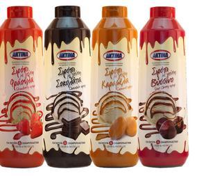 Confectionery & Ice Cream Syrups PRODUCT APPLICATIONS PACKAGING SOUR CHERRY SYRUP STRAWBERRY SYRUP CHOCOLATE SYRUP CARAMEL SYRUP Garnish or filling for ice
