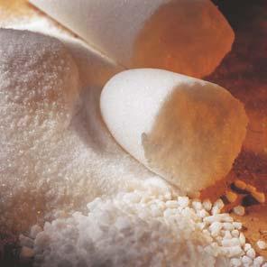 Sugar Pre-Grinding Sugar forms one of the main components in the formulations for couverture, fillings and fatty glazes. Depending on the product its portion is usually between 30 % and 70 %.
