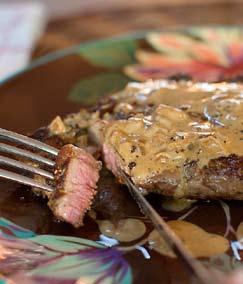 decorate my steak, and this sauce an extra rich combination