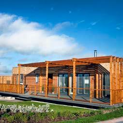 the festive season Gwel an Mor s five star Scandinavian lodges really come to light during the festive season, with a