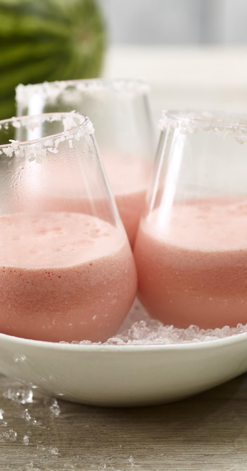This drink is creamy, refreshing, and sweet, without being too sweet. Watermelon is the richest source of lycopene, a phytonutrient that might help lower cancer risk.