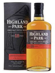 Highland Park Distillery Bottling 18 years old, 43% First released in 1997, Highland Park immediately found favour with whisky writers and enthusiasts all over the world.