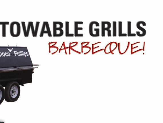 Gas Barbeque Grill with Two Rotisseries