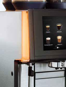 The nationalities that the WMF 9000 S + can cater for are as varied as the selection of beverages
