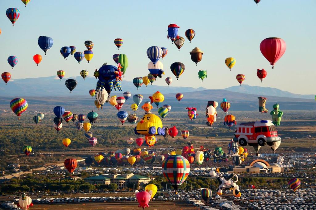 OCTOBER 9-12, 2017 Albuquerque, NM International Balloon Fiesta The Albuquerque International Balloon Fiesta is a yearly festival of hot