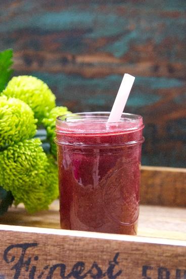 Berry Cleansing Smoothie [Serves 1] ½ cup unsweetened cranberry juice ½ cup mixed fresh or frozen