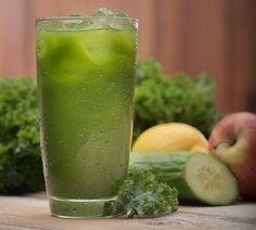Glowing Skin Detox Juice 2 small sweet apples 1/2 large cucumber 1/2 small lime 2 handfuls of kale (or spinach, chards,