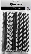 BARWARE PAPER STRAWS Paper Straws in Mixed Packs - 3 Ply 28138