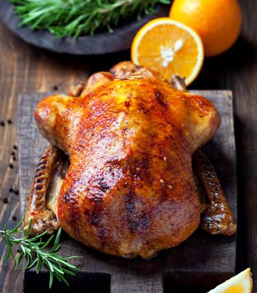 50 per kilo To make it easy for you, we offer boned, rolled and stuffed duck with a choice of stuffings. Available to feed from 4, 6 and 8.