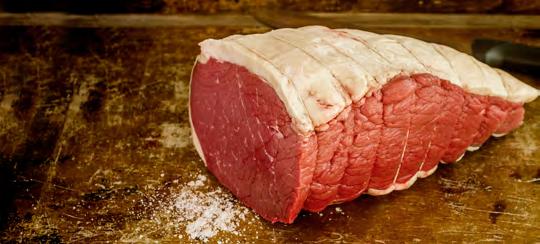 50 per kilo Carefully crafted from the fore rib, our prime rib roast is the succulent rib eye left on the bone SERVES 8-10 THE HIGHEST Quality Beef EVERY TIME 'Our animals are slow grown to their