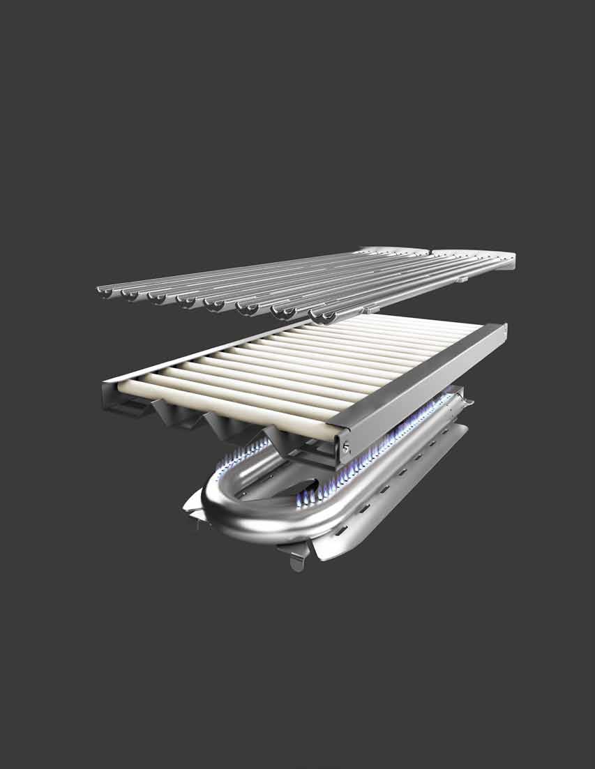 Ceramic Radiant Technology Double-Sided Grilling Grates DCS Grills feature a triple-layered burner technology, resulting in intense yet even heat across the entire grilling surface.