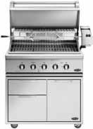 3 x Grill Burners 25,000BTU 6 x Double-sided Grilling Grates Grease Management System grease channeling technology Smart Beam Light Rotisserie 1 x Rotisserie Burner 14,000BTU Rotisserie Max.
