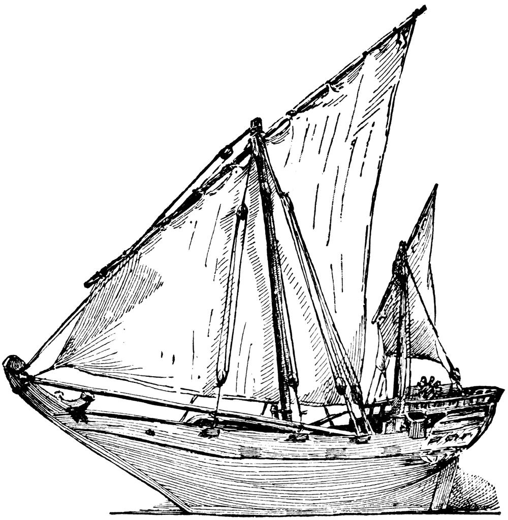 Lateen Sails were built