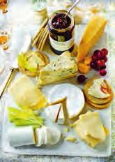 French Brie (1kg); Blacksticks Blue Truckle (350g); White Stilton, Cranberry and Orange Wreath (175g); Butlers Farmhouse Red Leicester (12 x 15g); and Cornish Cove Medium Cheddar