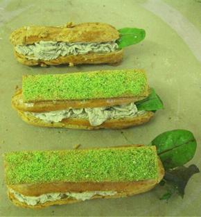 Éclair with chicken and mushroom velouté Serves 8 Ingredients Choux pastry - 2.5dl water (250ml or g) - 2.