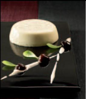 PANNA COTTA, FROTHY CREAM WITH AMARENA Makes: 10 Preparation time: 10 min.