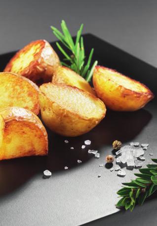 ROAST POTATOES 86VEGETABLES Preparation: 20 min Cooking time*: 30-40 min drip tray or baking tray supplied If you like, you can use new potatoes and cook them in their jackets.