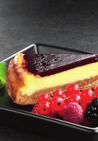 CHEESE CAKE Serves 6/8 280g of tea biscuits 100 g of butter 3 eggs 100g of sugar 280g of ricotta cheese fruits of the forest jam Crumble the biscuits into a bowl.