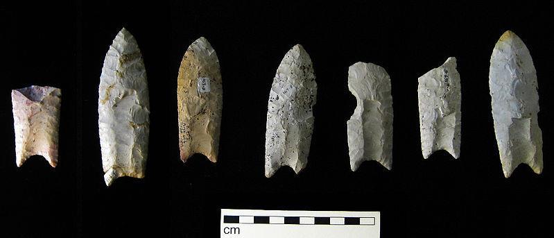 Paleo-Indian Age Clovis Points