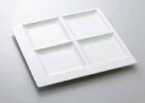 L197mm/S197mm/H24mm 51300-5525 34cm SQUARE 3 DIVIDED TRAY