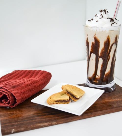 The Lunchbox Shake THE LUNCHBOX SHAKE Yield: 1 shake Total Time: 15 minutes Reminisce on the good ole days when you had a peanut butter and jelly sandwich with a cookie to look