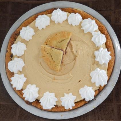 Not Your Grandma s Peanut Butter Pie NOT YOUR GRANDMA S PEANUT BUTTER PIE Yield: 8 slices Total Time: 55 minutes Try this delicious