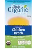Clearly Organic Broth 32 Oz. 2/ 3 Mrs. Miller s Noodles 16 Oz.