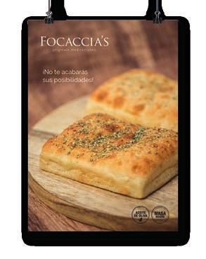 White Focaccia REF. 64445 42 u 135 g 4x9 20/30 14,5x12,5 Just add your filling, warm in the oven and they re ready to serve.