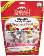 family size bag (approximately 115 count) 220403 Assorted Flavors 3.49 4.65 Organic Gummy Bears & Worms 225944 Organic Gummy Bears Family Size 10 (0.7 oz.) 3.41 4.