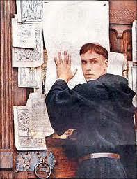 MARTIN LUTHER Late 1400 s most of western Europe was Catholic 1517 Martin Luther published the 95 Theses