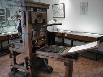 The printing press, 1452, will help