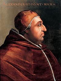 Pope Alexander VI Established the Line of