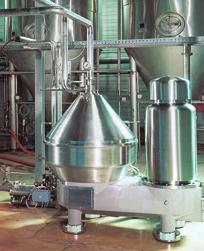 1 5 7 4 3 6 2 Manufacture of non-alcoholic beer 1 Fermentation tank 2 Yeast 3 Feed pump 4 Optec 5 Recirculation 6 Self-cleaning separator 7 Maturation tank Production of Non-Alcoholic Beer