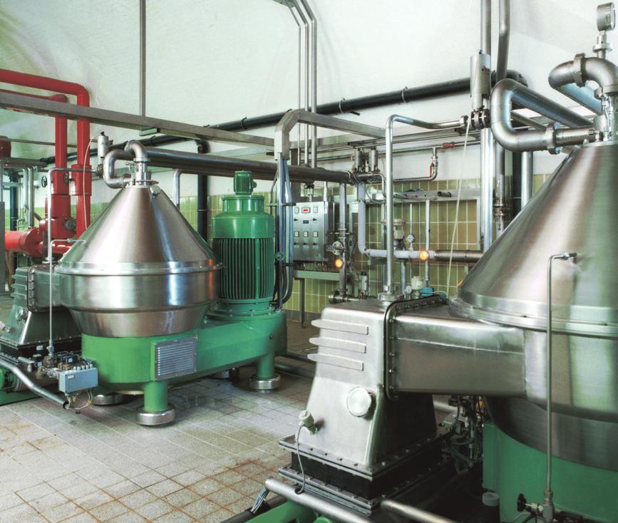 Turbidity Adjustment with Separators Particularly in the manufacture of German Hefeweizen bier (beer brewed from wheat), it is important to present the customer a product with a consistent quality of