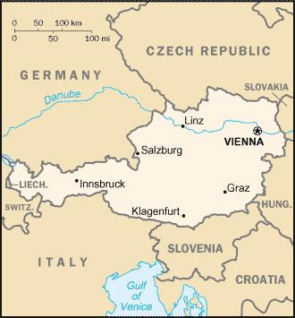 Austria and its neighbouring countries EZA