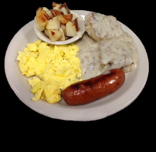 50 extra) & Choose One: 2 Sausage Links, or 2 Pieces of Bacon, or 1 Sausage Patty BREAKFAST DISHES Eggs & Toast One Egg - 2.49 2 Eggs - 3.