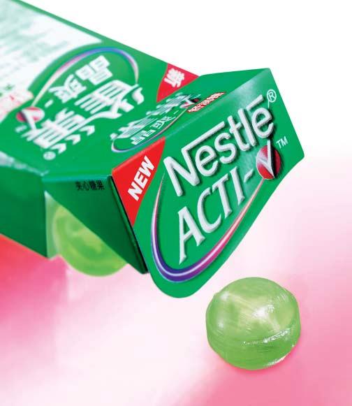 Nestlé Management Report 2002 Products and brands Nestlé Acti-V, China Innovation and renovation Sugar-free