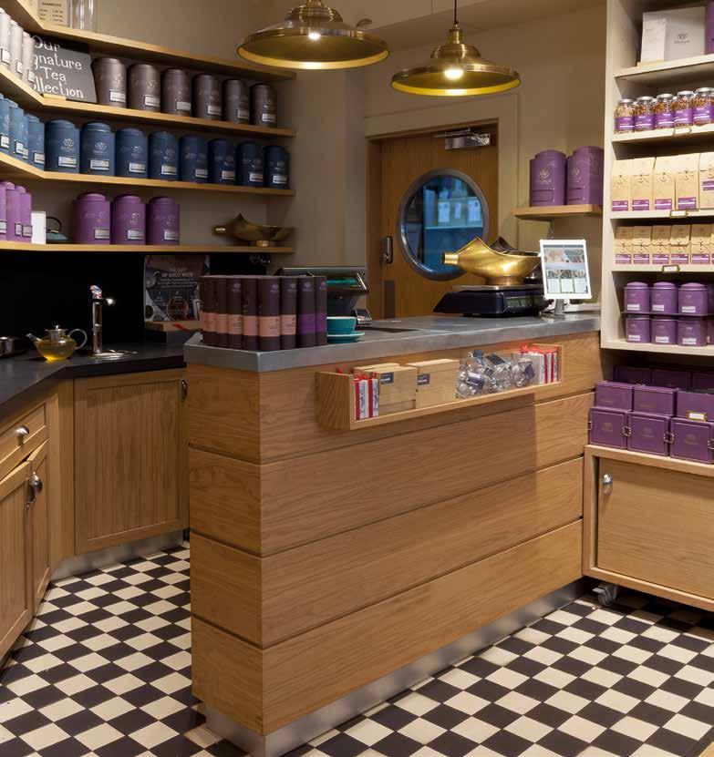 BOUTIQUE KIOSK The Whittard experience can be translated to any size of store, and our Boutiques provide the same