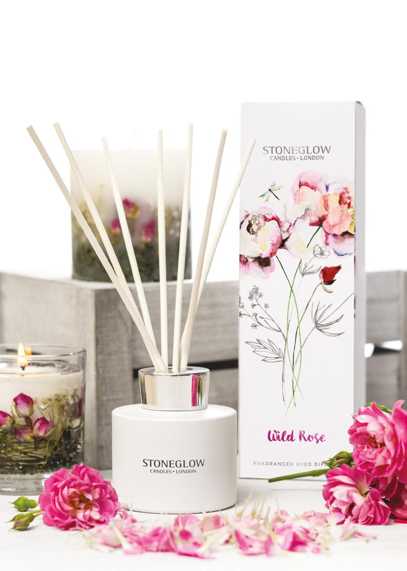 BOTANIC COLLECTION Wild Rose A timeless fragrance reminiscent of beautiful rose gardens and freshly picked rose petals, set in a soft, powdery base.