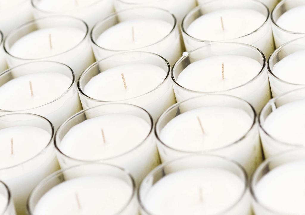 BESPOKE SERVICE (for runs of a minimum 1,000 candles per fragrance) We will work with each client to develop a bespoke range of candles and diffusers tailored to your requirements.