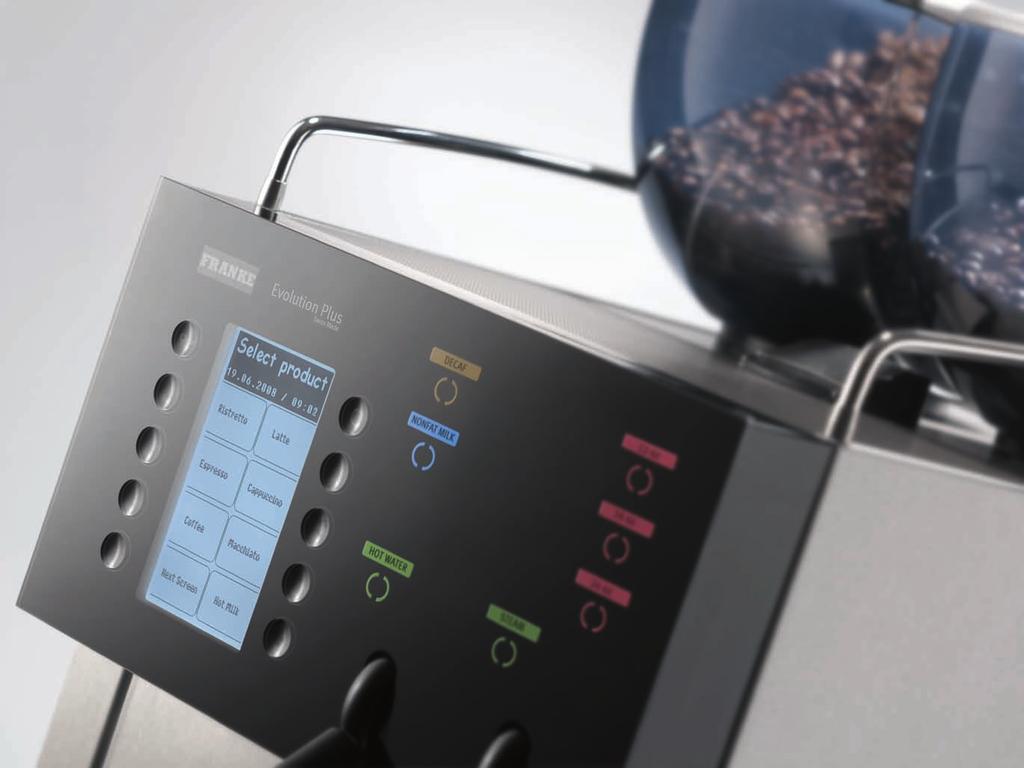 Franke Coffee Systems Evolution Plus: even more choice