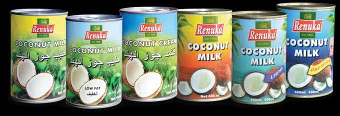 400ml Shelf Life : 24 months The three types of canned coconut milk offer varied fat levels to suit consumer requirements.