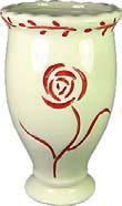 Valentine's Day Specials Price as Marked, Sale Ends February 15th DB000-25172 Stencil Rose Vase 8" [Pack12] 30% OFF $5.