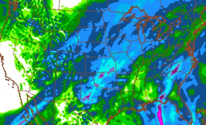 % Complete 7 Day GFS Precipitation Forecast US Corn Harvest Progress 18 States Corn Harvested 100% 95% 90% 85% 80% 75% 70% Harvest progress as of Sept 30th reported at 26%.
