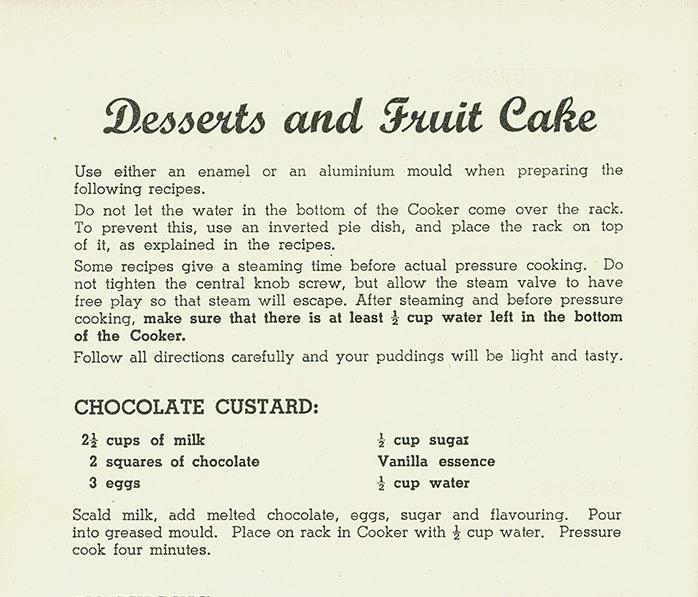 Follow all directions carefully and your puddings will be light and tasty.