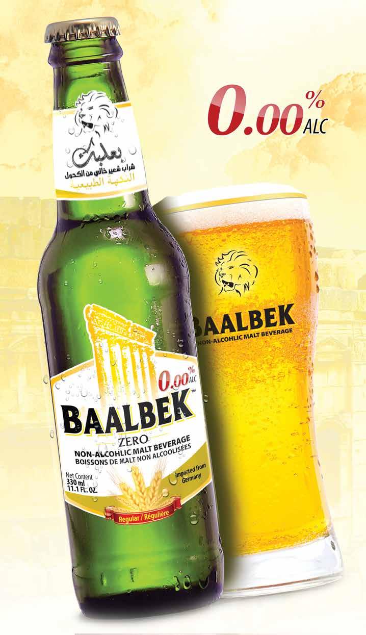 Pack T-03339-0 T-01620-1 24 x 330ml 24 x 330ml We are pleased to introduce Baalbek Zero (0.