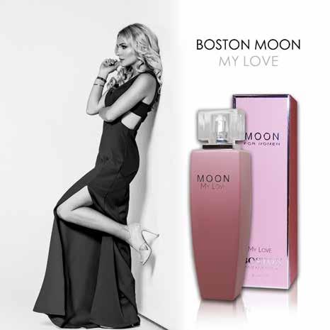 Eau De Parfum 100 ml Boston Moon my love top: cactus blossom middle: pink freesia, jasmine, rose bud base: woods, cedarwood Boston MOON WHITE NIGHT top: